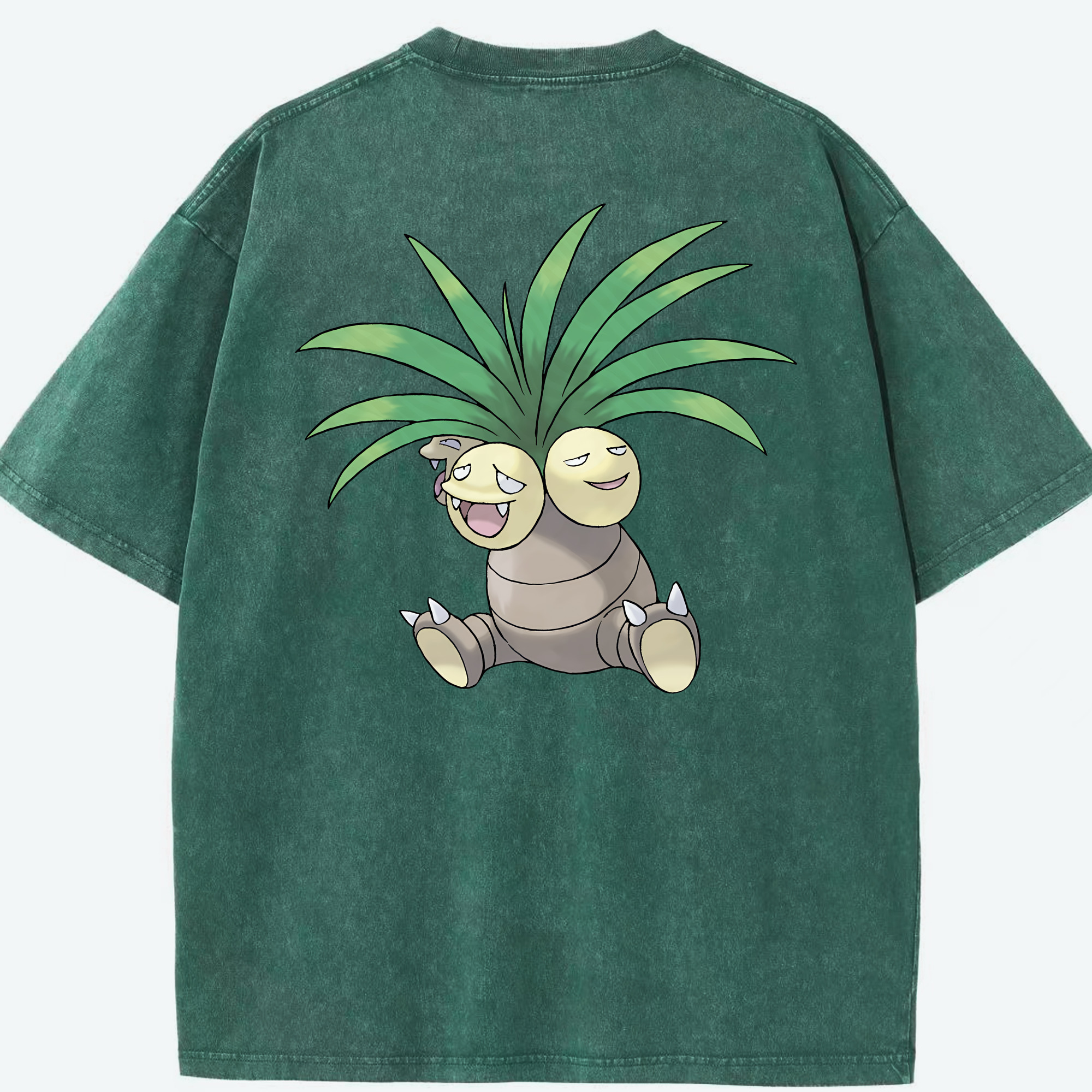 （画像用） ポケットモンスター Pokémon 綿100% ヴィンテージ風 半袖Tシャツ（背面プリント）